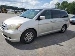 Salvage cars for sale at Dunn, NC auction: 2007 Honda Odyssey EXL