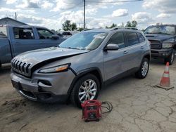 Jeep salvage cars for sale: 2015 Jeep Cherokee Limited