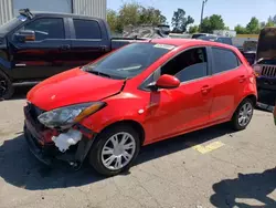 Salvage cars for sale at Woodburn, OR auction: 2014 Mazda 2 Sport