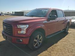 Salvage trucks for sale at Brighton, CO auction: 2016 Ford F150 Supercrew