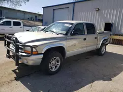 Dodge salvage cars for sale: 2002 Dodge Dakota Quad SLT