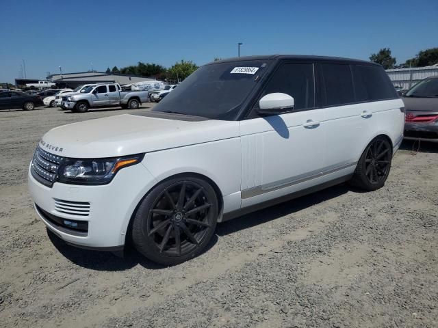 2016 Land Rover Range Rover HSE