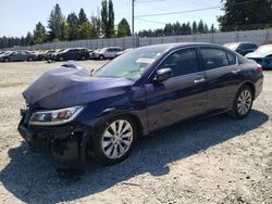 Salvage cars for sale at Graham, WA auction: 2013 Honda Accord EXL