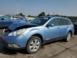 2012 Subaru Outback 2.5I Premium en venta en Littleton, CO