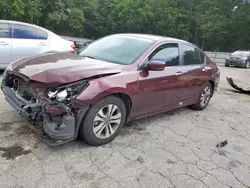 Honda salvage cars for sale: 2015 Honda Accord LX