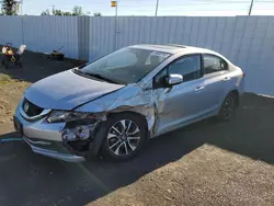 Honda salvage cars for sale: 2015 Honda Civic EX