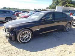 Salvage cars for sale at Seaford, DE auction: 2015 BMW 740 LXI