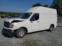 Salvage cars for sale from Copart Concord, NC: 2013 Nissan NV 2500