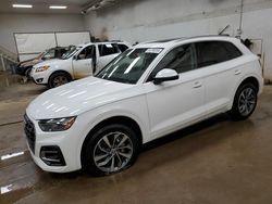 Salvage cars for sale at Davison, MI auction: 2021 Audi Q5 Premium