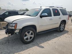 Salvage cars for sale at Kansas City, KS auction: 2013 Chevrolet Tahoe K1500 LTZ