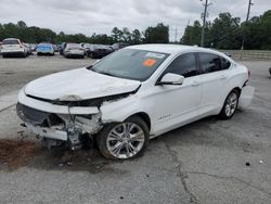 Chevrolet salvage cars for sale: 2015 Chevrolet Impala LT