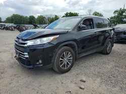 Salvage cars for sale at Central Square, NY auction: 2019 Toyota Highlander SE