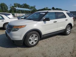 Salvage cars for sale at Spartanburg, SC auction: 2011 Ford Explorer