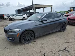 Salvage cars for sale at West Palm Beach, FL auction: 2015 BMW 228 I