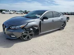 Nissan salvage cars for sale: 2021 Nissan Sentra SR