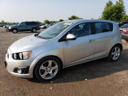 Chevrolet salvage cars for sale: 2012 Chevrolet Sonic LT