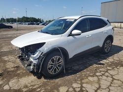 Salvage cars for sale at Woodhaven, MI auction: 2020 Ford Escape SEL