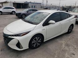 Salvage cars for sale at Sun Valley, CA auction: 2019 Toyota Prius Prime