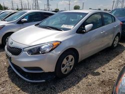 Salvage cars for sale from Copart Elgin, IL: 2016 KIA Forte LX