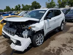 Jeep salvage cars for sale: 2024 Jeep Compass Latitude LUX