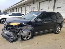 Salvage cars for sale at Louisville, KY auction: 2015 Ford Explorer Limited