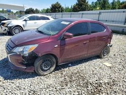 Salvage cars for sale at Memphis, TN auction: 2021 Mitsubishi Mirage G4 ES