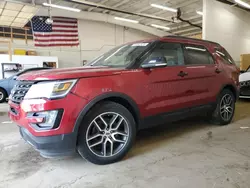 Salvage cars for sale at Ham Lake, MN auction: 2017 Ford Explorer Sport