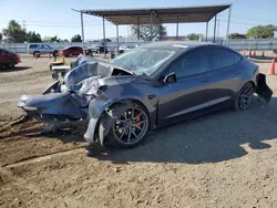 Salvage cars for sale at San Diego, CA auction: 2021 Tesla Model 3