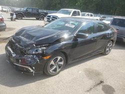 Salvage cars for sale at Glassboro, NJ auction: 2019 Honda Civic LX