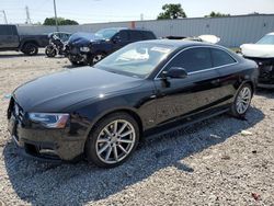 Salvage cars for sale at Franklin, WI auction: 2015 Audi A5 Premium Plus