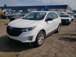 Salvage cars for sale at Woodhaven, MI auction: 2020 Chevrolet Equinox LS