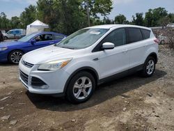 Vehiculos salvage en venta de Copart Baltimore, MD: 2016 Ford Escape SE