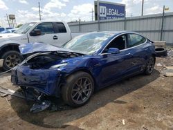 Salvage cars for sale from Copart Chicago Heights, IL: 2020 Tesla Model 3