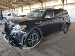 Salvage cars for sale at Phoenix, AZ auction: 2020 Nissan Armada SV