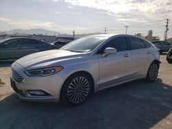 Salvage cars for sale at Sun Valley, CA auction: 2017 Ford Fusion SE