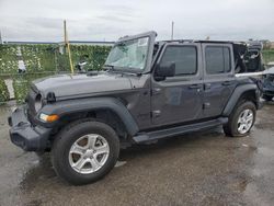 Jeep salvage cars for sale: 2021 Jeep Wrangler Unlimited Sport