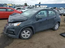 Salvage cars for sale at Woodhaven, MI auction: 2019 Chevrolet Trax LS