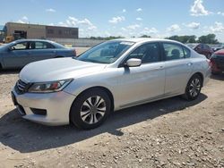 Salvage cars for sale at Kansas City, KS auction: 2013 Honda Accord LX