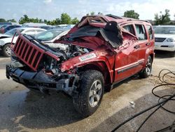 Salvage cars for sale at Bridgeton, MO auction: 2008 Jeep Liberty Sport