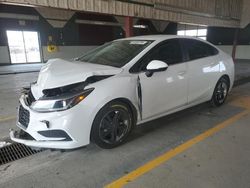 Chevrolet salvage cars for sale: 2018 Chevrolet Cruze LT