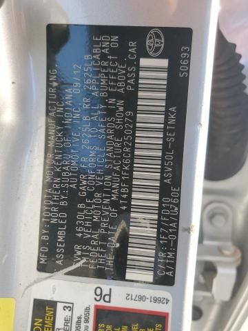 2012 Toyota Camry Base