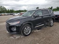 Salvage cars for sale at Bridgeton, MO auction: 2019 Hyundai Santa FE SEL