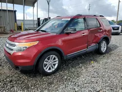 Salvage cars for sale at Tifton, GA auction: 2015 Ford Explorer XLT