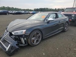 Salvage cars for sale at Windsor, NJ auction: 2018 Audi S5 Prestige