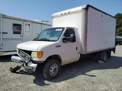 Salvage trucks for sale at Shreveport, LA auction: 2006 Ford Econoline E450 Super Duty Cutaway Van