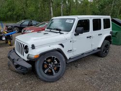 Salvage cars for sale at Cookstown, ON auction: 2020 Jeep Wrangler Unlimited Sahara