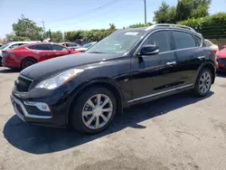 Salvage cars for sale at San Martin, CA auction: 2017 Infiniti QX50