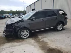 Salvage cars for sale at Apopka, FL auction: 2017 Ford Explorer XLT