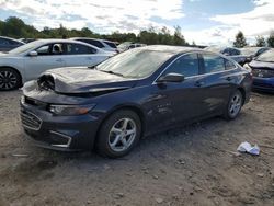 Salvage cars for sale at Duryea, PA auction: 2017 Chevrolet Malibu LS