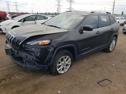 Salvage cars for sale at Elgin, IL auction: 2015 Jeep Cherokee Latitude